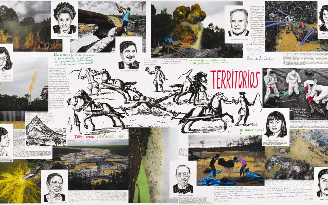 Un mural para los defensores de la tierra